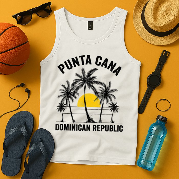 Punta Cana Beach Souvenir RD Dominican Republic 2022 Tank Top