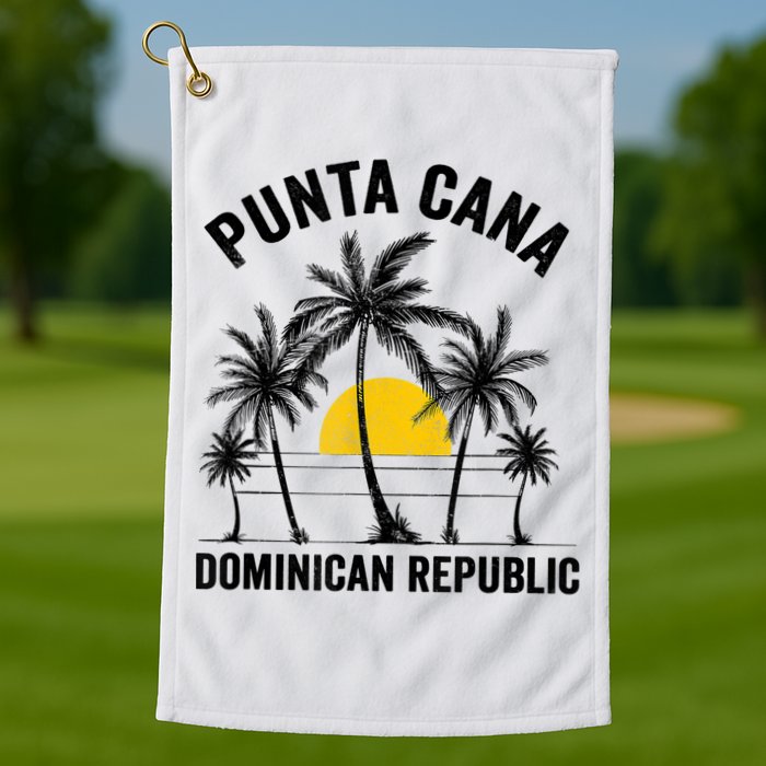 Punta Cana Beach Souvenir RD Dominican Republic 2022 Golf Towel
