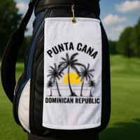 Punta Cana Beach Souvenir RD Dominican Republic 2022 Golf Towel