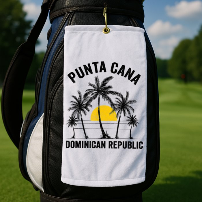 Punta Cana Beach Souvenir RD Dominican Republic 2022 Golf Towel