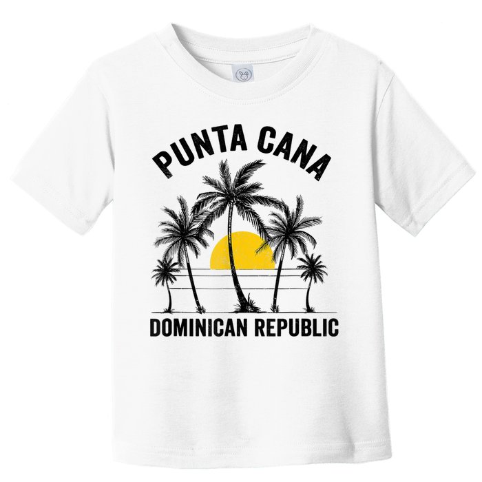 Punta Cana Beach Souvenir RD Dominican Republic 2022 Toddler T-Shirt