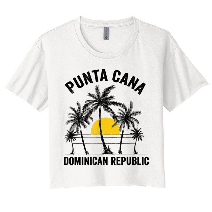 Punta Cana Beach Souvenir RD Dominican Republic 2022 Crop Top