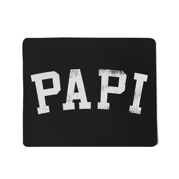Papi Classic Bold Font Father's Day Papi Mousepad