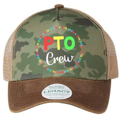 PTO Crew Back to School Matching Group Tee Parent Teacher Legacy Tie Dye Trucker Hat