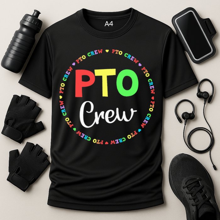 PTO Crew Back to School Matching Group Tee Parent Teacher Performance Shirt