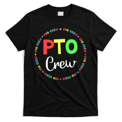 PTO Crew Back to School Matching Group Tee Parent Teacher T-Shirt