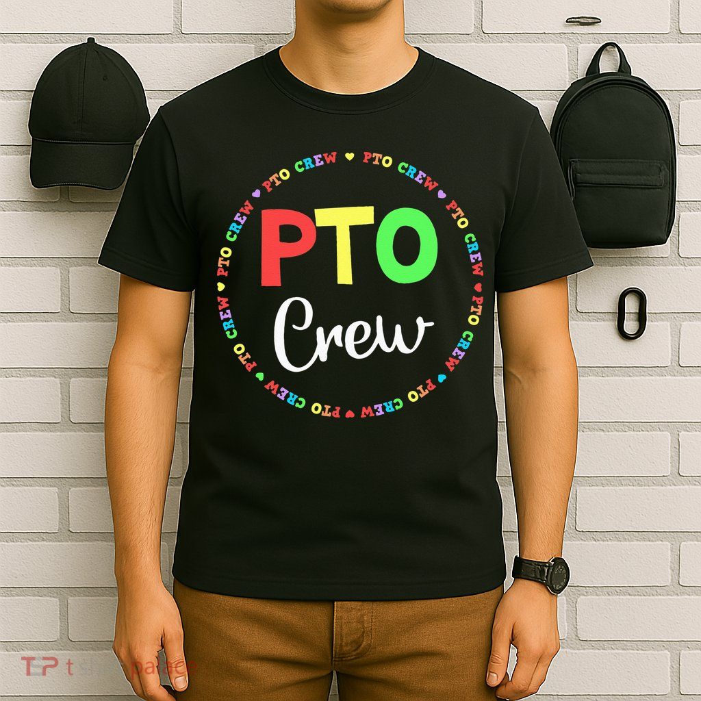 PTO Crew Back to School Matching Group Tee Parent Teacher T-Shirt