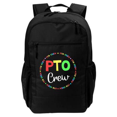 PTO Crew Back to School Matching Group Tee Parent Teacher Backpack