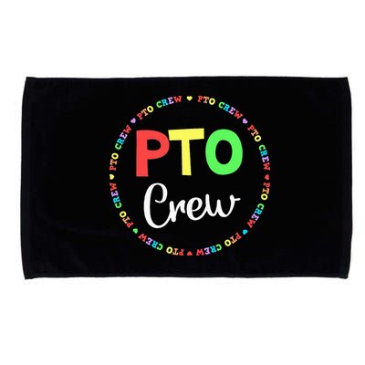 PTO Crew Back to School Matching Group Tee Parent Teacher Microfiber Hand Towel