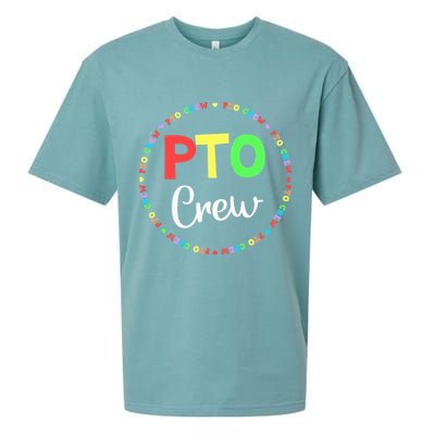 PTO Crew Back to School Matching Group Tee Parent Teacher Sueded Cloud Jersey T-Shirt