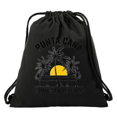 Punta Cana Beach Souvenir Rd Dominican Republic Drawstring Bag