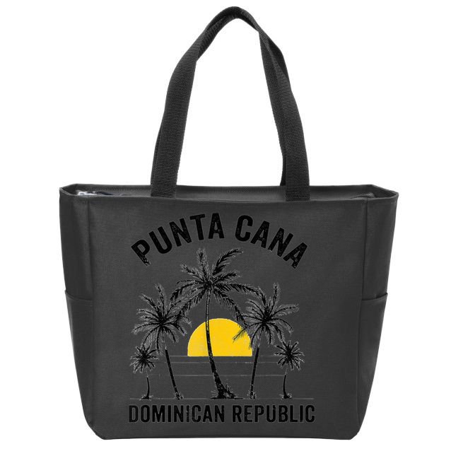 Punta Cana Beach Souvenir Rd Dominican Republic Zip Tote Bag
