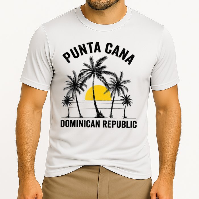 Punta Cana Beach Souvenir Rd Dominican Republic Cooling Performance Crew T-Shirt