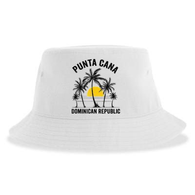 Punta Cana Beach Souvenir Rd Dominican Republic Sustainable Bucket Hat