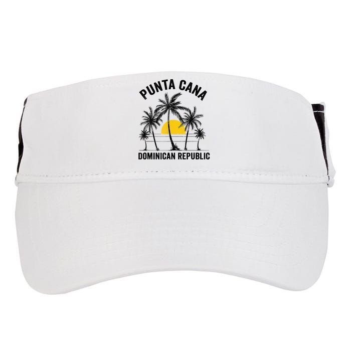 Punta Cana Beach Souvenir Rd Dominican Republic Adult Drive Performance Visor