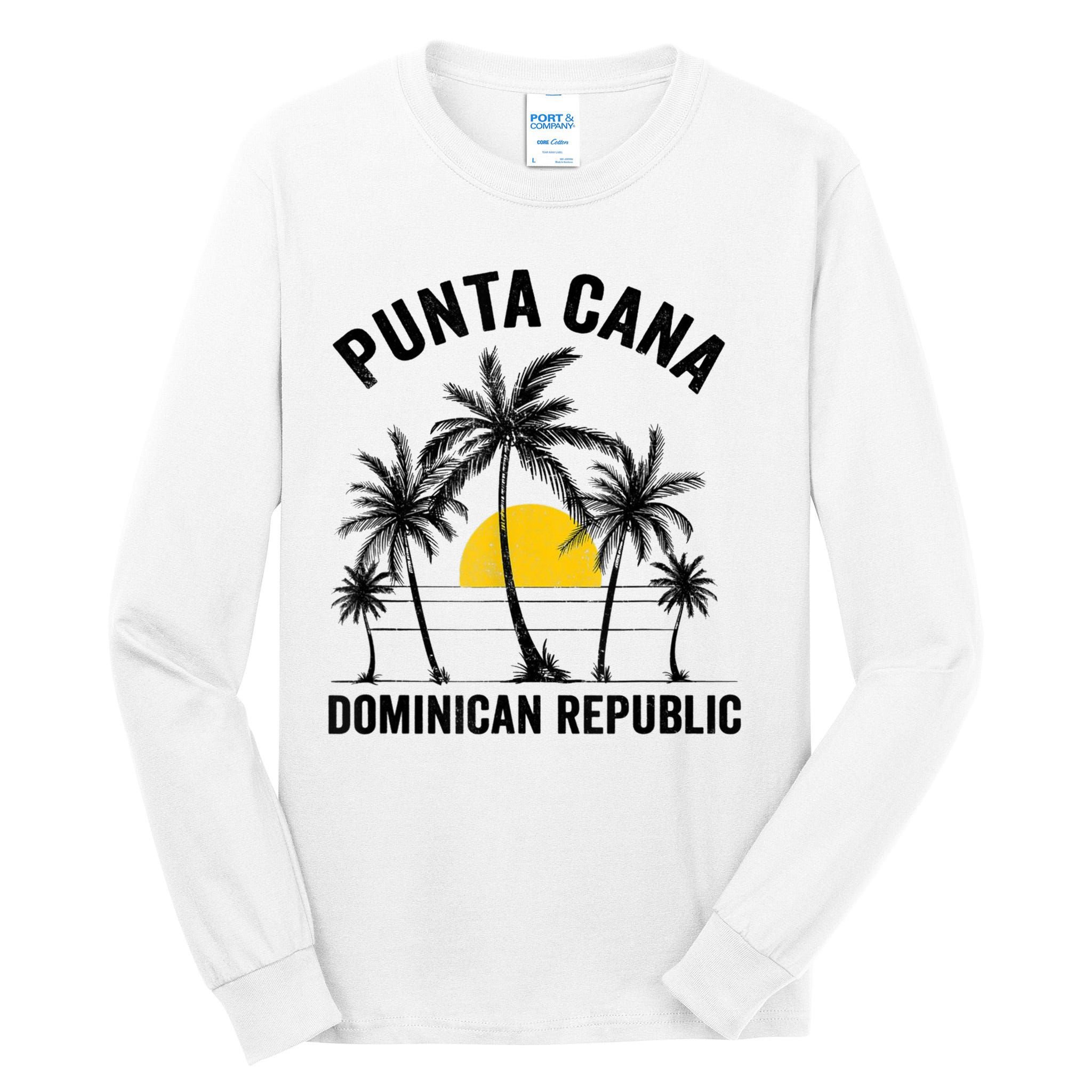 Punta Cana Beach Souvenir Rd Dominican Republic Tall Long Sleeve T-Shirt