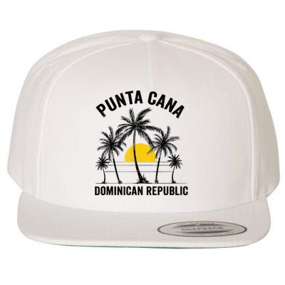 Punta Cana Beach Souvenir Rd Dominican Republic Wool Snapback Cap