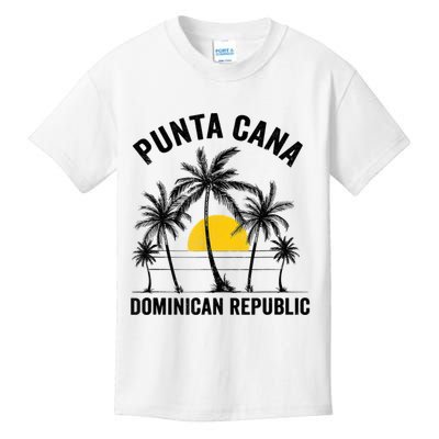 Punta Cana Beach Souvenir Rd Dominican Republic Kids T-Shirt