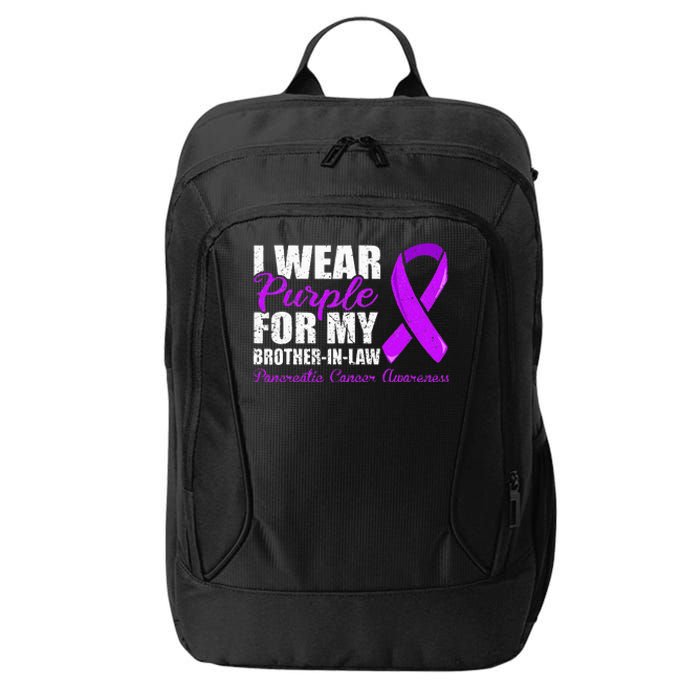 Pancreatic Cancer Brother In Law Pancreatic Cancer City Backpack