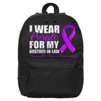 Pancreatic Cancer Brother In Law Pancreatic Cancer 16 in Basic Backpack