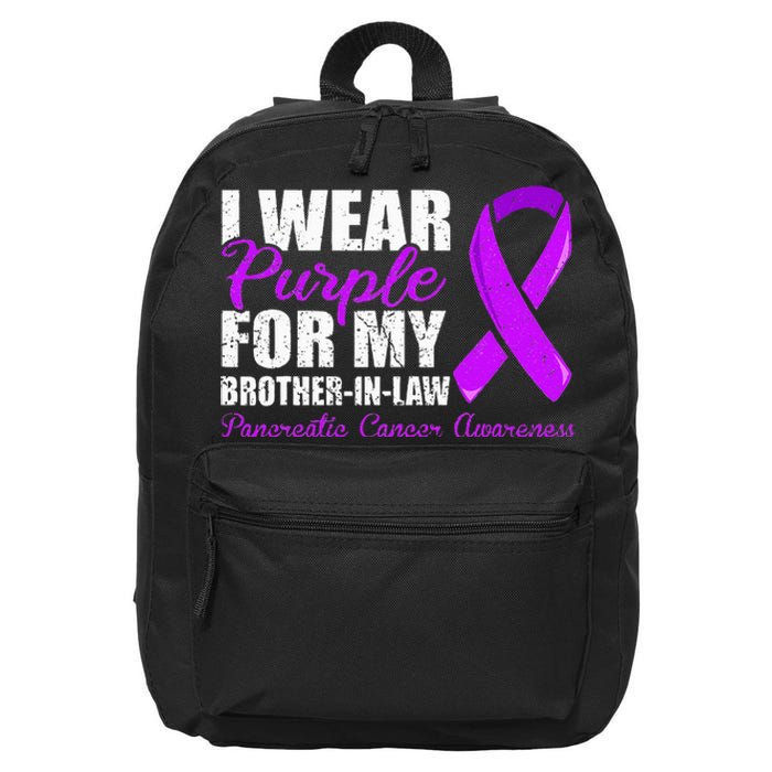 Pancreatic Cancer Brother In Law Pancreatic Cancer 16 in Basic Backpack