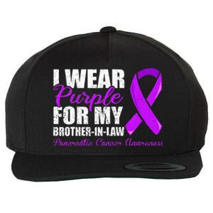 Pancreatic Cancer Brother In Law Pancreatic Cancer Wool Snapback Cap