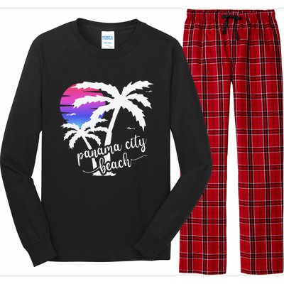 Panama City Beach Family Summer Vacation Long Sleeve Pajama Set