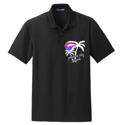 Panama City Beach Family Summer Vacation Dry Zone Grid Polo