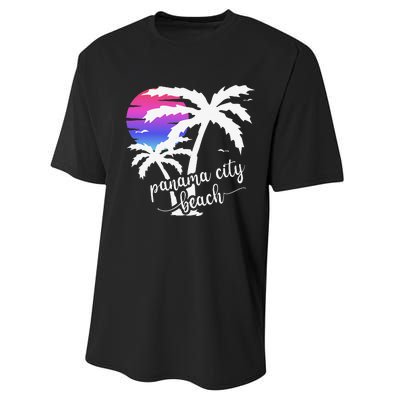 Panama City Beach Family Summer Vacation Performance Sprint T-Shirt