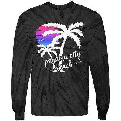 Panama City Beach Family Summer Vacation Tie-Dye Long Sleeve Shirt