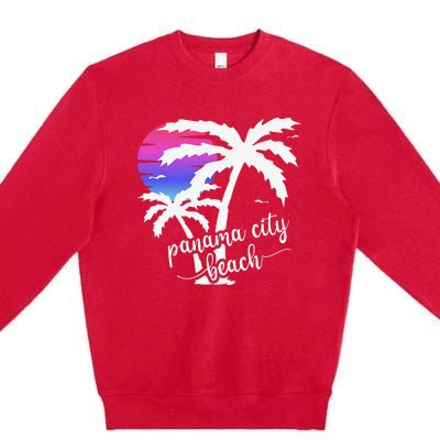 Panama City Beach Family Summer Vacation Premium Crewneck Sweatshirt