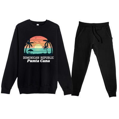 Punta Cana Beach Souvenir Hoodie Dominican Republic 2019 Premium Crewneck Sweatsuit Set