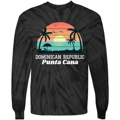 Punta Cana Beach Souvenir Hoodie Dominican Republic 2019 Tie-Dye Long Sleeve Shirt