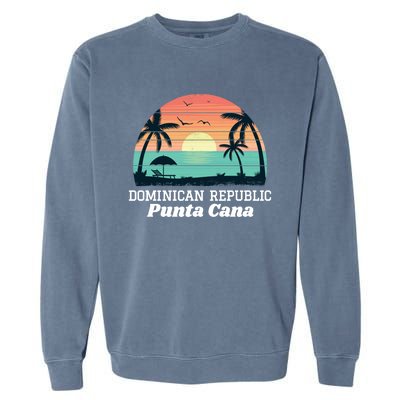 Punta Cana Beach Souvenir Hoodie Dominican Republic 2019 Garment-Dyed Sweatshirt