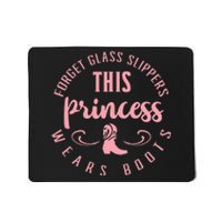 Princess Cowboy Boots Western Cowgirl Mousepad