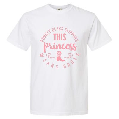 Princess Cowboy Boots Western Cowgirl Garment-Dyed Heavyweight T-Shirt