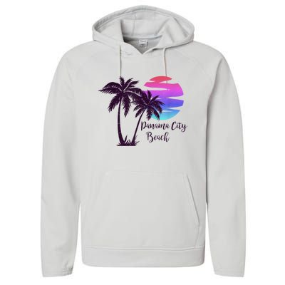 PANAMA CITY BEACH Florida Spring Break Vacation Honeymoon Performance Fleece Hoodie