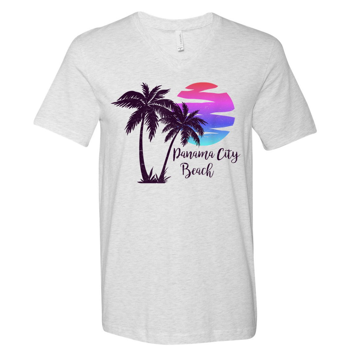PANAMA CITY BEACH Florida Spring Break Vacation Honeymoon V-Neck T-Shirt