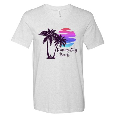 PANAMA CITY BEACH Florida Spring Break Vacation Honeymoon V-Neck T-Shirt