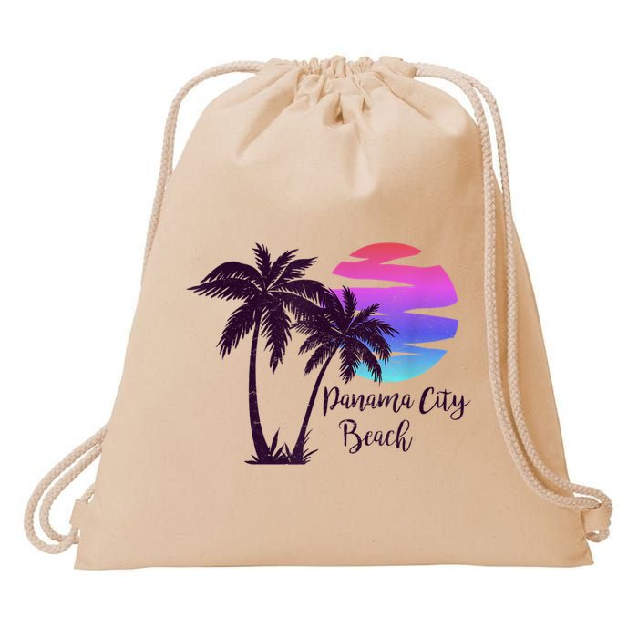 PANAMA CITY BEACH Florida Spring Break Vacation Honeymoon Drawstring Bag