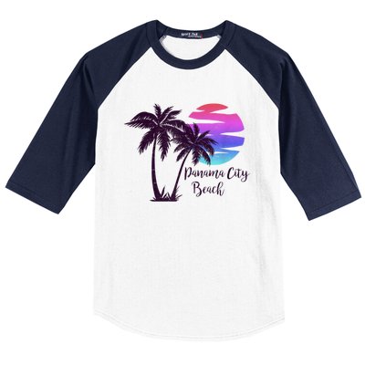 PANAMA CITY BEACH Florida Spring Break Vacation Honeymoon Baseball Sleeve Shirt