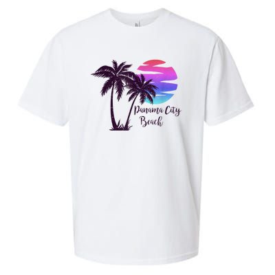 PANAMA CITY BEACH Florida Spring Break Vacation Honeymoon Sueded Cloud Jersey T-Shirt