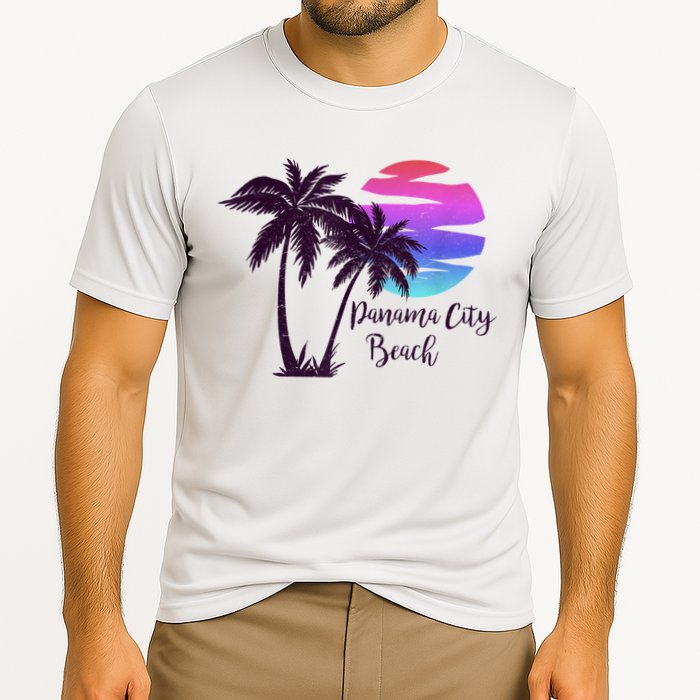 PANAMA CITY BEACH Florida Spring Break Vacation Honeymoon Cooling Performance Crew T-Shirt