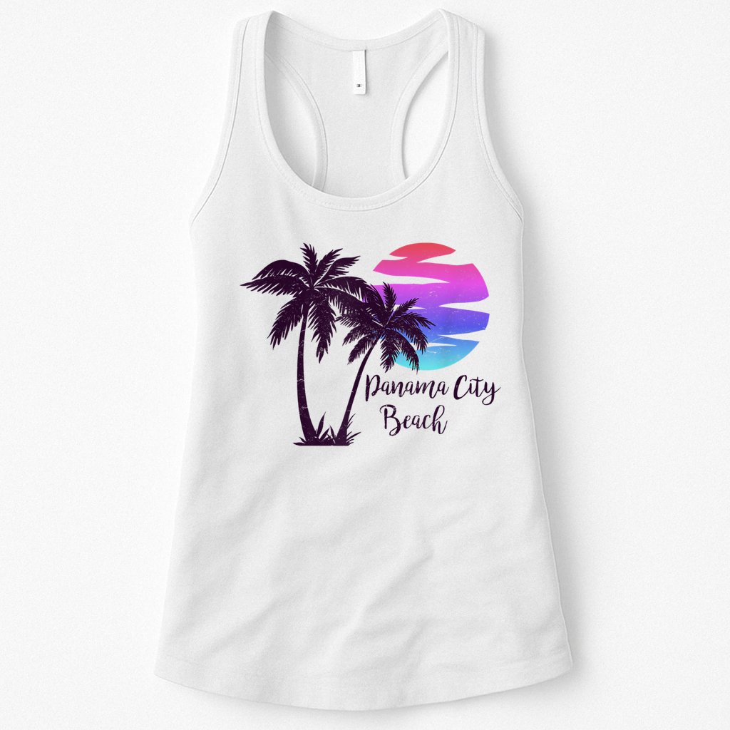 PANAMA CITY BEACH Florida Spring Break Vacation Honeymoon Womens Tank Top