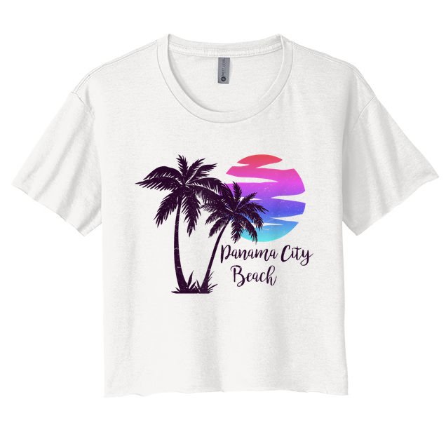 PANAMA CITY BEACH Florida Spring Break Vacation Honeymoon Crop Top