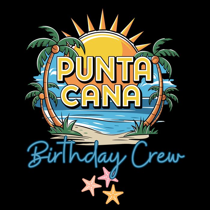 Punta Cana Birthday Crew Tropical Celebration Vibes Cooling Performance Crew T-Shirt