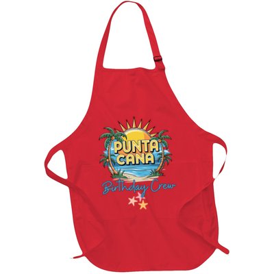 Punta Cana Birthday Crew Tropical Celebration Vibes Apron