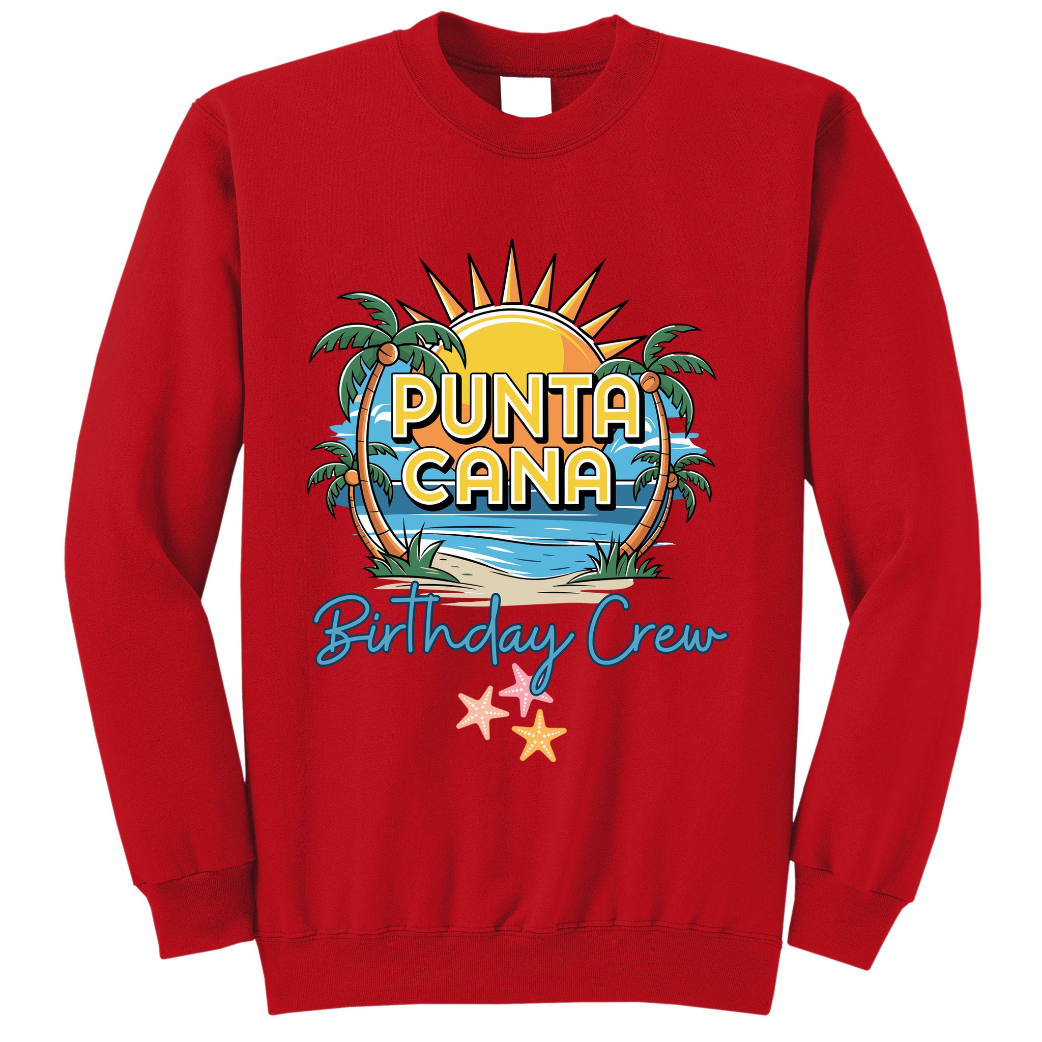Punta Cana Birthday Crew Tropical Celebration Vibes Sweatshirt