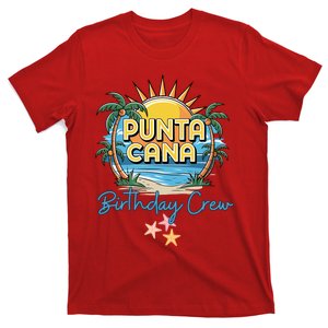 Punta Cana Birthday Crew Tropical Celebration Vibes T-Shirt