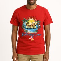 Punta Cana Birthday Crew Tropical Celebration Vibes Tall T-Shirt